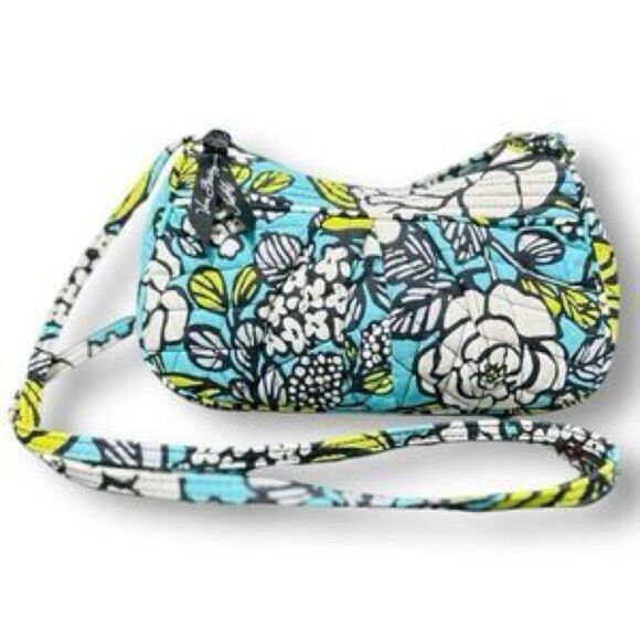Vera Bradley Island Blooms Floral handbag purse shoulder bag retired - Picture 1 of 6